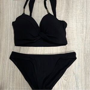 Robin Piccone Elegant Black Bikini